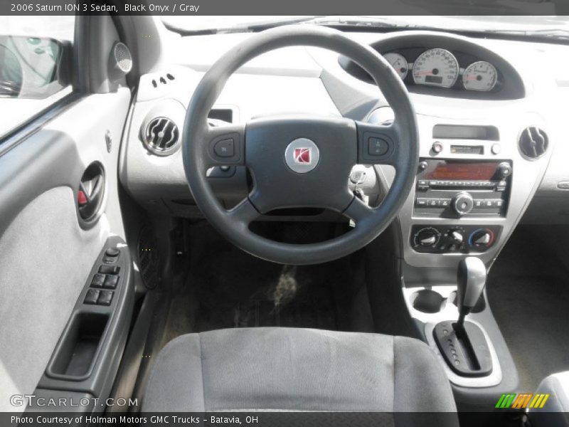 Black Onyx / Gray 2006 Saturn ION 3 Sedan