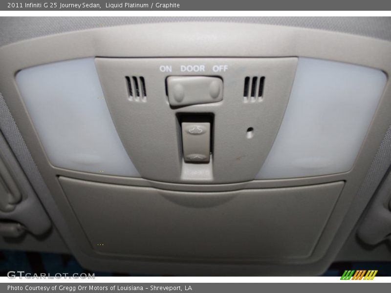 Liquid Platinum / Graphite 2011 Infiniti G 25 Journey Sedan