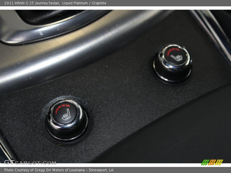 Liquid Platinum / Graphite 2011 Infiniti G 25 Journey Sedan