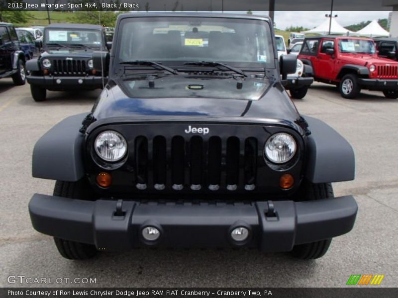 Black / Black 2013 Jeep Wrangler Sport 4x4