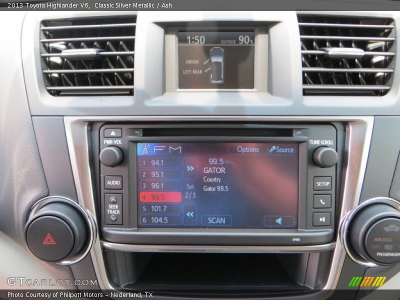 Classic Silver Metallic / Ash 2013 Toyota Highlander V6