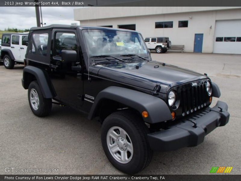 Black / Black 2013 Jeep Wrangler Sport 4x4