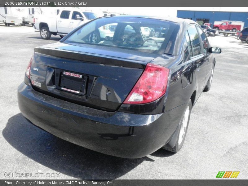 Black Onyx / Gray 2006 Saturn ION 3 Sedan