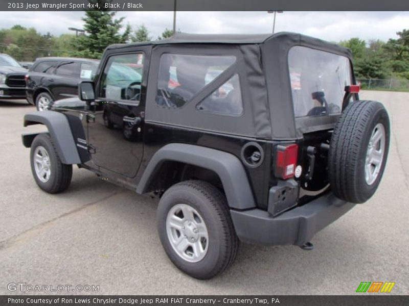 Black / Black 2013 Jeep Wrangler Sport 4x4