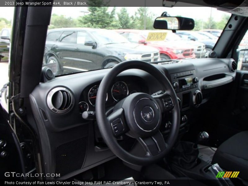 Black / Black 2013 Jeep Wrangler Sport 4x4