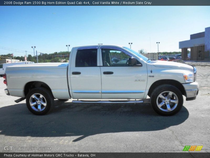  2008 Ram 1500 Big Horn Edition Quad Cab 4x4 Cool Vanilla White