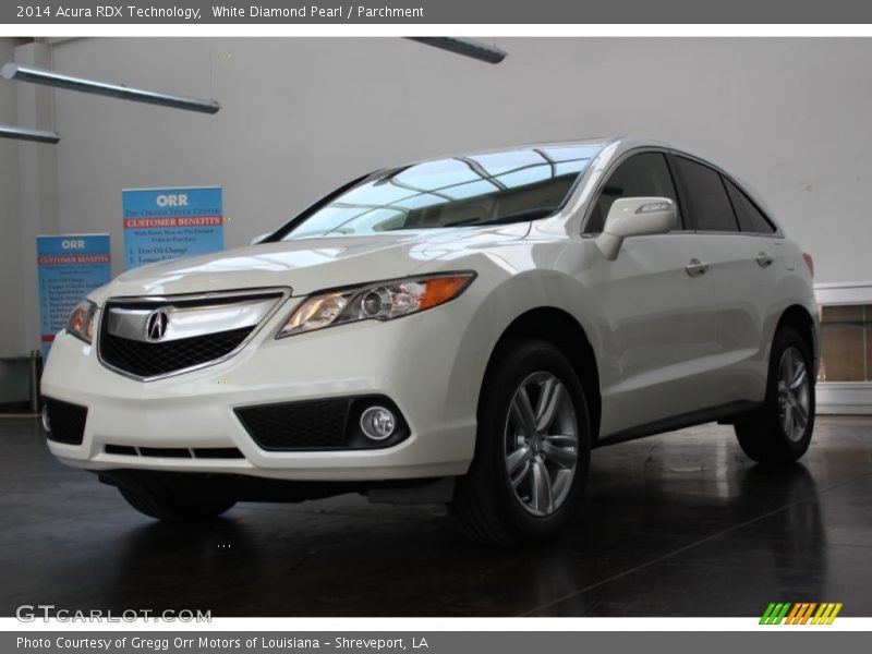 White Diamond Pearl / Parchment 2014 Acura RDX Technology