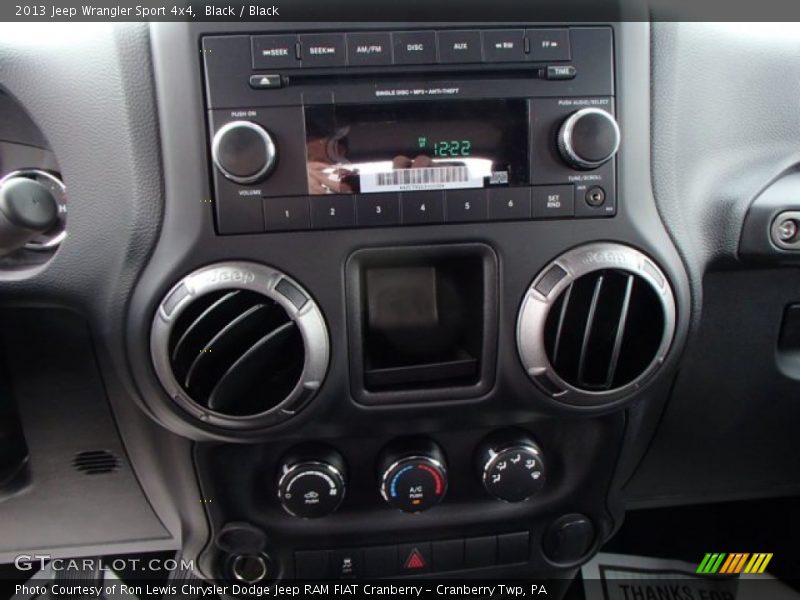 Black / Black 2013 Jeep Wrangler Sport 4x4