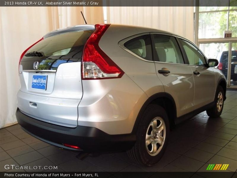 Alabaster Silver Metallic / Gray 2013 Honda CR-V LX