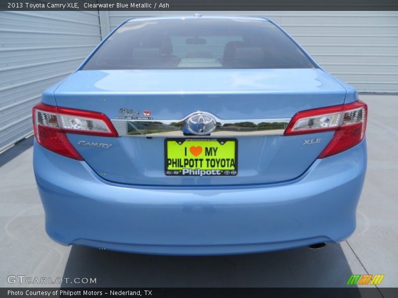 Clearwater Blue Metallic / Ash 2013 Toyota Camry XLE