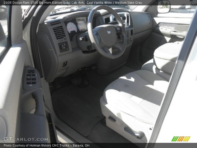  2008 Ram 1500 Big Horn Edition Quad Cab 4x4 Medium Slate Gray Interior