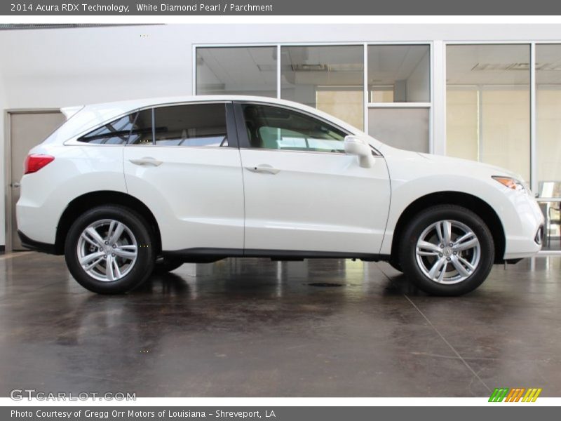 White Diamond Pearl / Parchment 2014 Acura RDX Technology