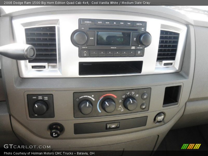 Controls of 2008 Ram 1500 Big Horn Edition Quad Cab 4x4