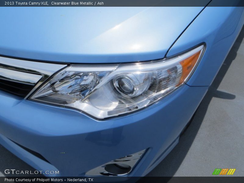 Clearwater Blue Metallic / Ash 2013 Toyota Camry XLE