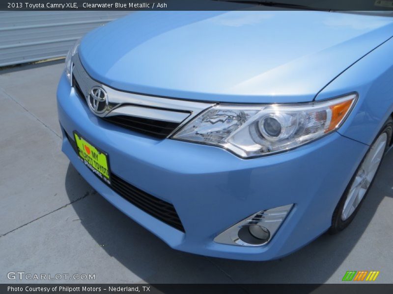 Clearwater Blue Metallic / Ash 2013 Toyota Camry XLE