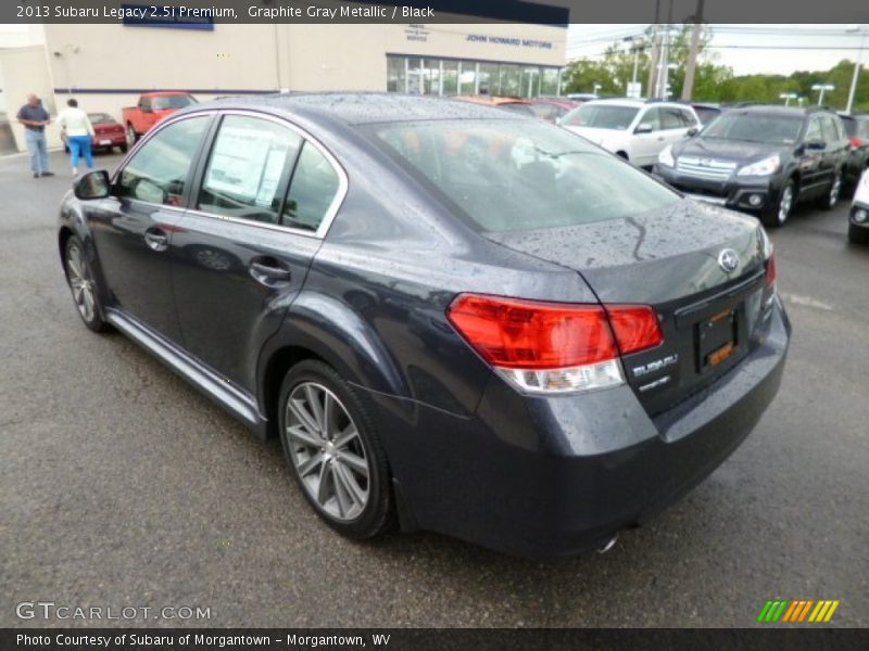Graphite Gray Metallic / Black 2013 Subaru Legacy 2.5i Premium