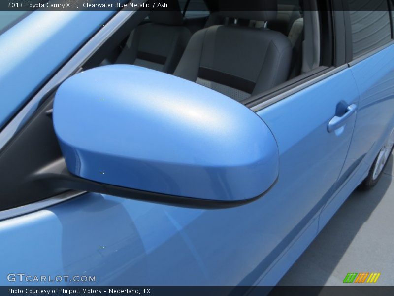 Clearwater Blue Metallic / Ash 2013 Toyota Camry XLE