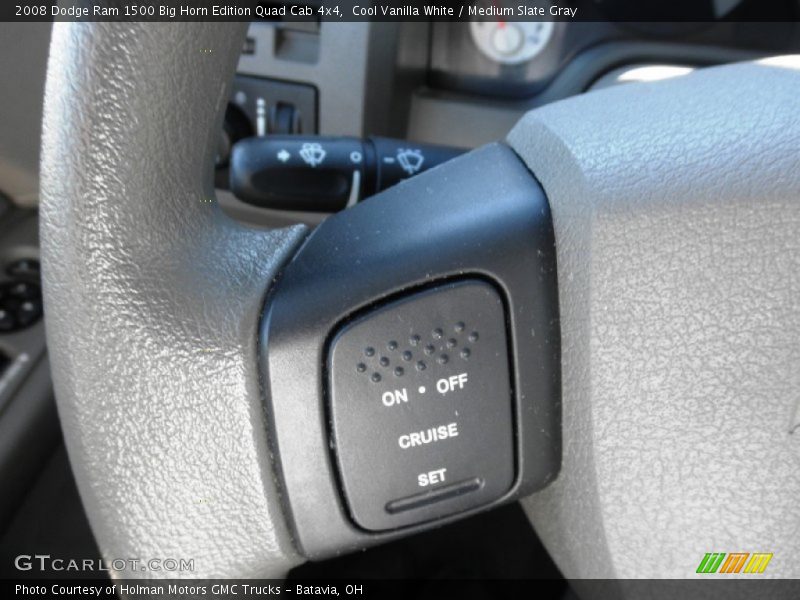 Controls of 2008 Ram 1500 Big Horn Edition Quad Cab 4x4