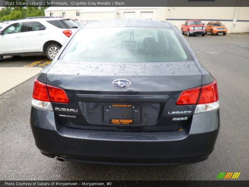 Graphite Gray Metallic / Black 2013 Subaru Legacy 2.5i Premium