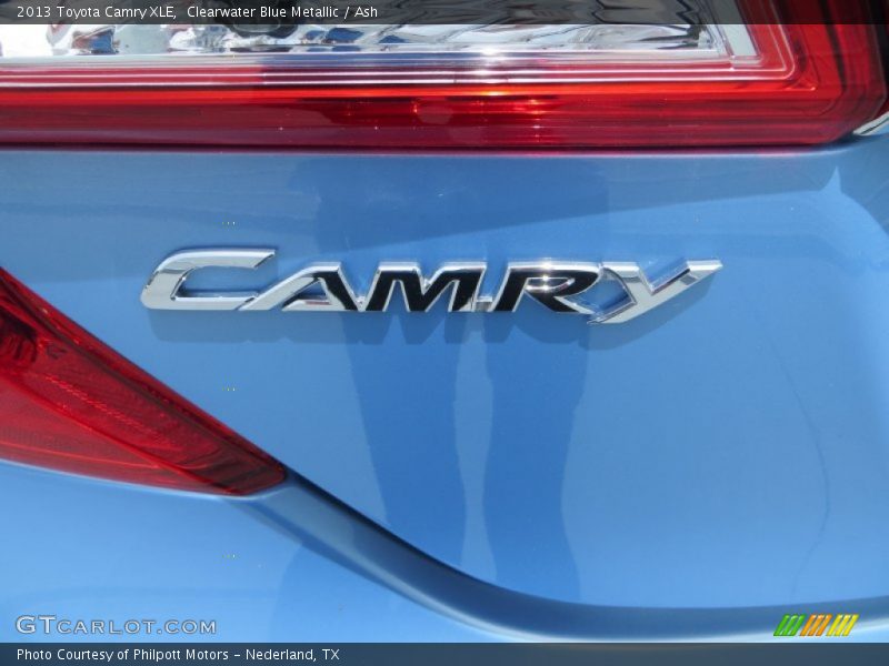 Clearwater Blue Metallic / Ash 2013 Toyota Camry XLE