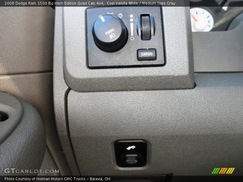 Controls of 2008 Ram 1500 Big Horn Edition Quad Cab 4x4