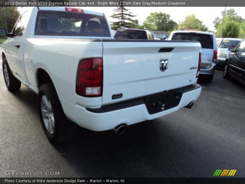 Bright White / Dark Slate Gray/Medium Graystone 2011 Dodge Ram 1500 Express Regular Cab 4x4