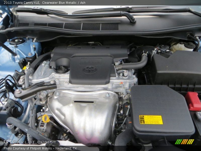 Clearwater Blue Metallic / Ash 2013 Toyota Camry XLE