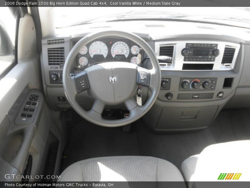 Dashboard of 2008 Ram 1500 Big Horn Edition Quad Cab 4x4
