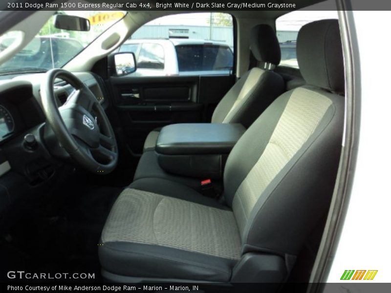 Bright White / Dark Slate Gray/Medium Graystone 2011 Dodge Ram 1500 Express Regular Cab 4x4