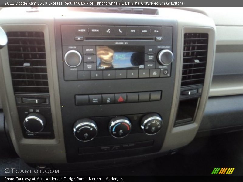 Bright White / Dark Slate Gray/Medium Graystone 2011 Dodge Ram 1500 Express Regular Cab 4x4