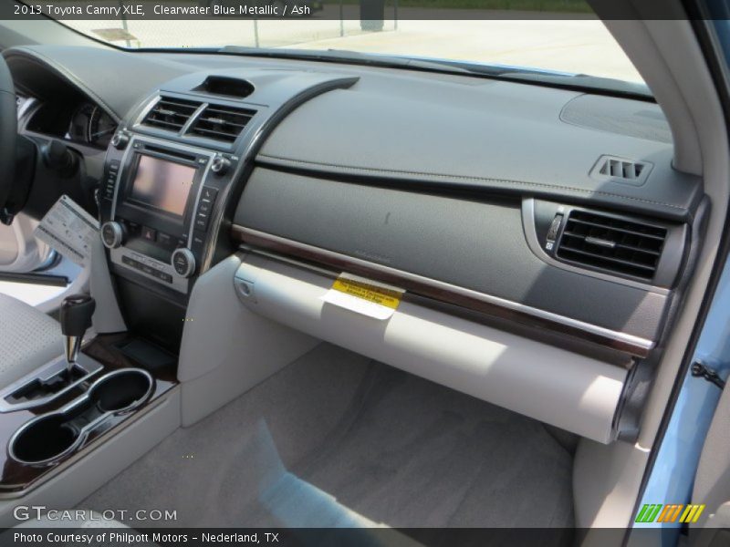 Clearwater Blue Metallic / Ash 2013 Toyota Camry XLE