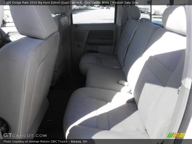 Cool Vanilla White / Medium Slate Gray 2008 Dodge Ram 1500 Big Horn Edition Quad Cab 4x4
