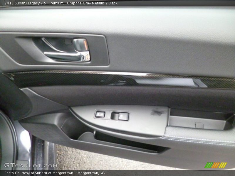 Graphite Gray Metallic / Black 2013 Subaru Legacy 2.5i Premium