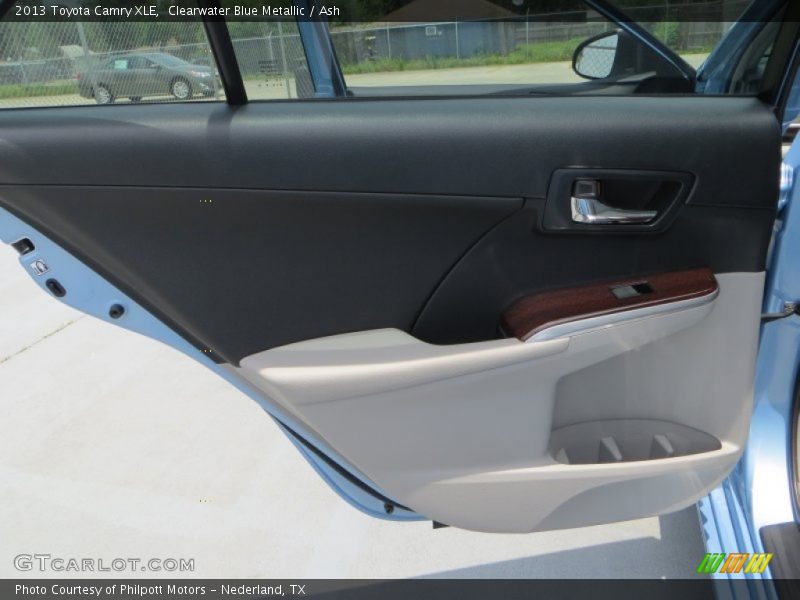 Clearwater Blue Metallic / Ash 2013 Toyota Camry XLE