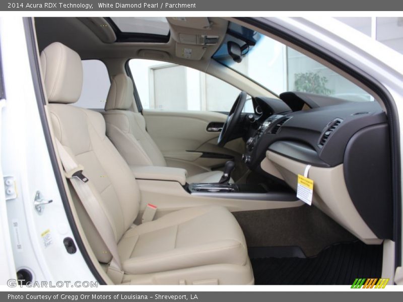 White Diamond Pearl / Parchment 2014 Acura RDX Technology