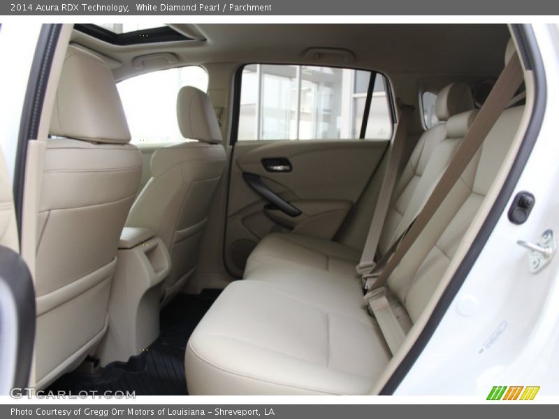 Rear Seat of 2014 RDX Technology