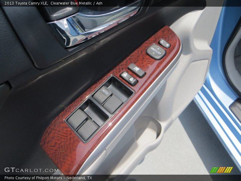 Clearwater Blue Metallic / Ash 2013 Toyota Camry XLE