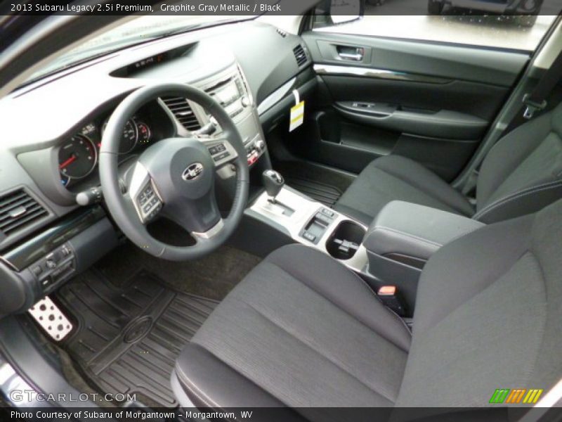 Graphite Gray Metallic / Black 2013 Subaru Legacy 2.5i Premium