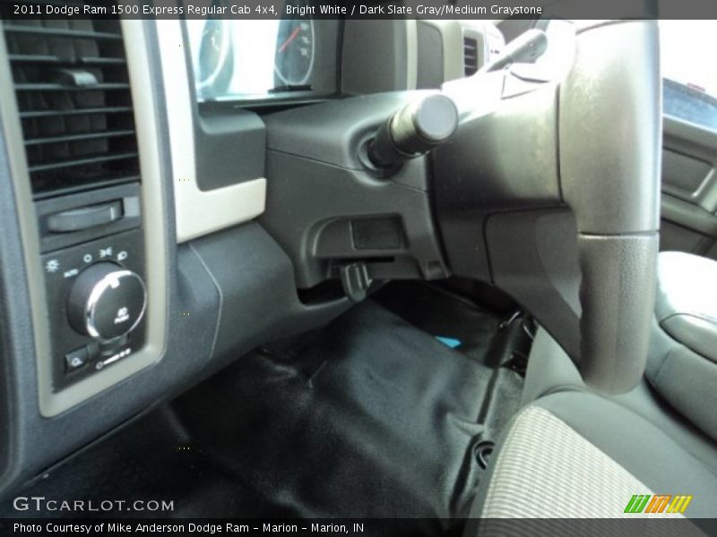 Bright White / Dark Slate Gray/Medium Graystone 2011 Dodge Ram 1500 Express Regular Cab 4x4