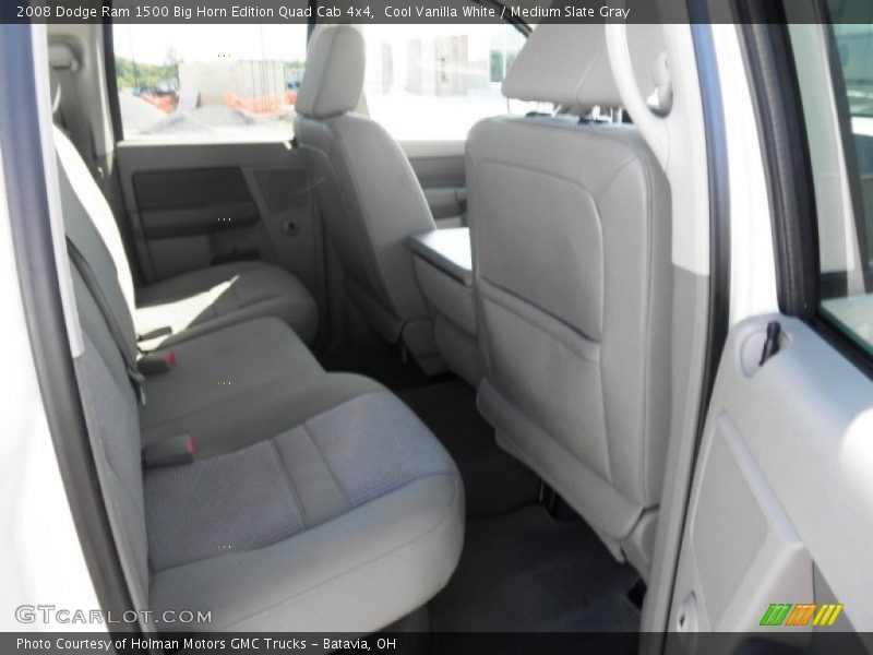 Rear Seat of 2008 Ram 1500 Big Horn Edition Quad Cab 4x4