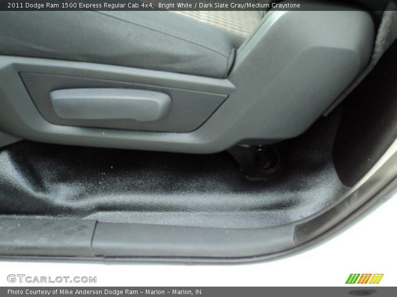 Bright White / Dark Slate Gray/Medium Graystone 2011 Dodge Ram 1500 Express Regular Cab 4x4