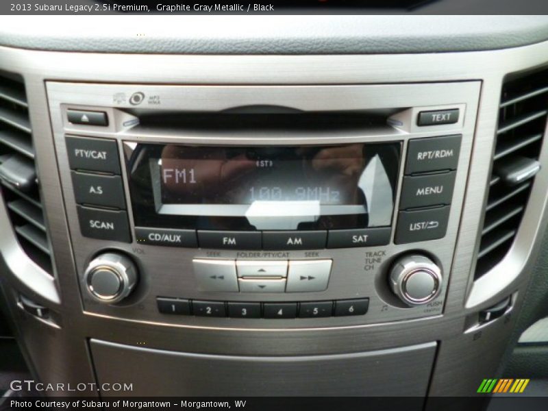 Graphite Gray Metallic / Black 2013 Subaru Legacy 2.5i Premium