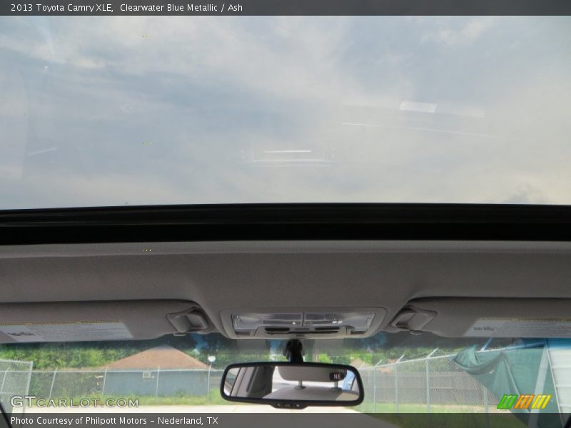 Clearwater Blue Metallic / Ash 2013 Toyota Camry XLE