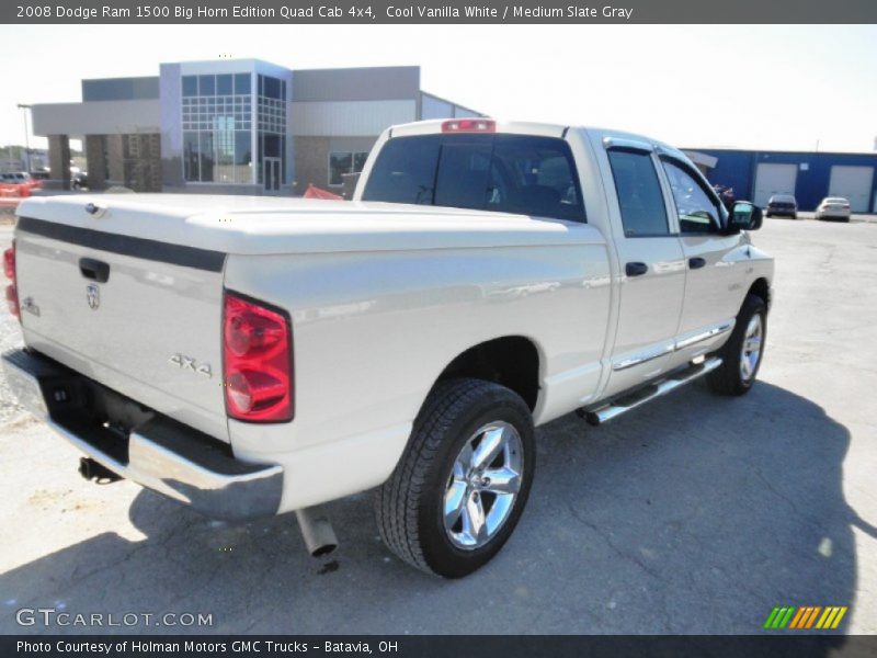  2008 Ram 1500 Big Horn Edition Quad Cab 4x4 Cool Vanilla White