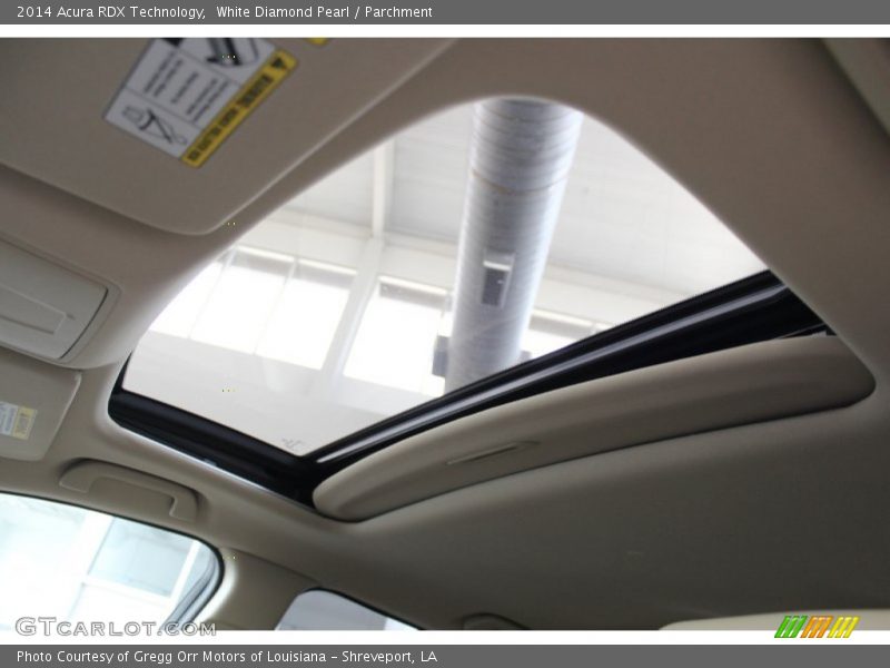 Sunroof of 2014 RDX Technology