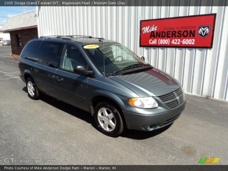 Magnesium Pearl / Medium Slate Gray 2005 Dodge Grand Caravan SXT