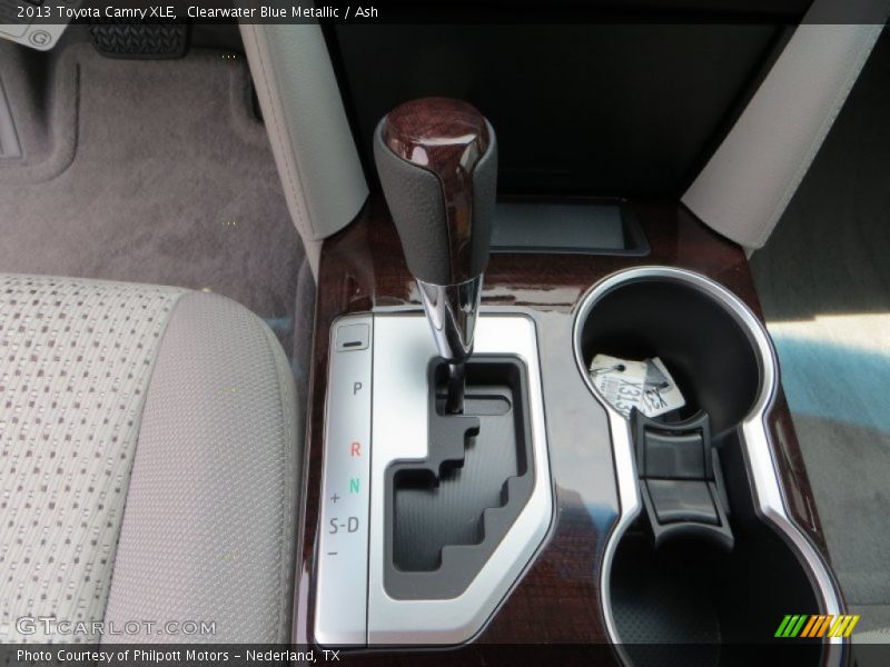 Clearwater Blue Metallic / Ash 2013 Toyota Camry XLE