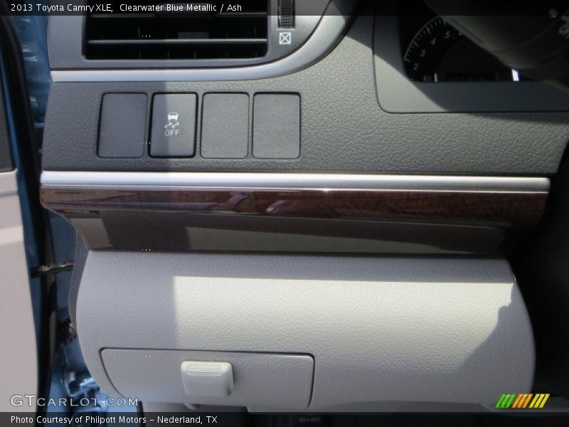 Clearwater Blue Metallic / Ash 2013 Toyota Camry XLE