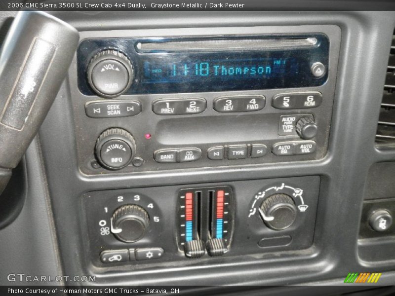 Graystone Metallic / Dark Pewter 2006 GMC Sierra 3500 SL Crew Cab 4x4 Dually