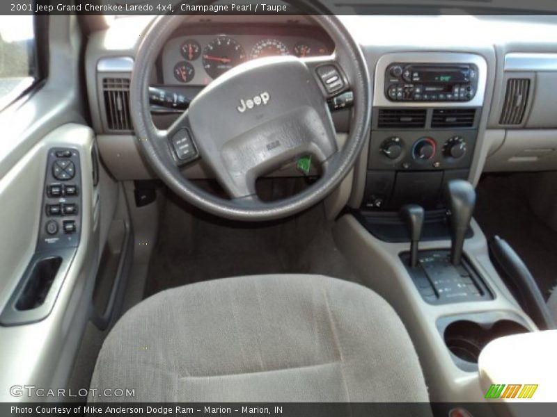 Champagne Pearl / Taupe 2001 Jeep Grand Cherokee Laredo 4x4